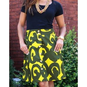 Beautiful Marimekko for Anthropologie Skirt Size 8